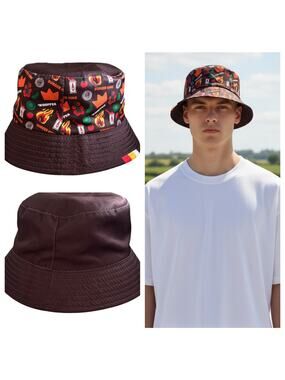 Vintage Burger King Whopper Bucket Hat Reversible Streetwear
